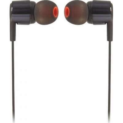JBL T210 In-ear Handsfree με Βύσμα 3.5mm Μαύρο